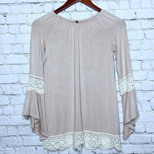 Solus Blush Pink Long Sleeve Top size Youth Large